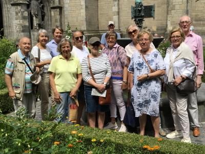 Die deutschen Teilnehmer bei einer Stadtführung durch das historische Utrecht